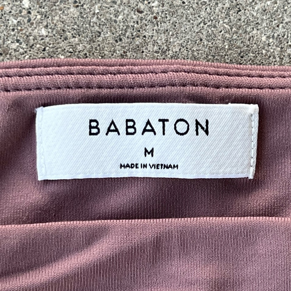 NWOT Aritzia Babaton Contour Thong Bodysuit - Shadow Mauve - Picture 7 of 9